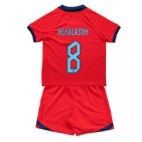 Camisa de time de futebol Inglaterra Jordan Henderson #8 Replicas 2º Equipamento Infantil Mundo 2022 Manga Curta (+ Calças curtas)